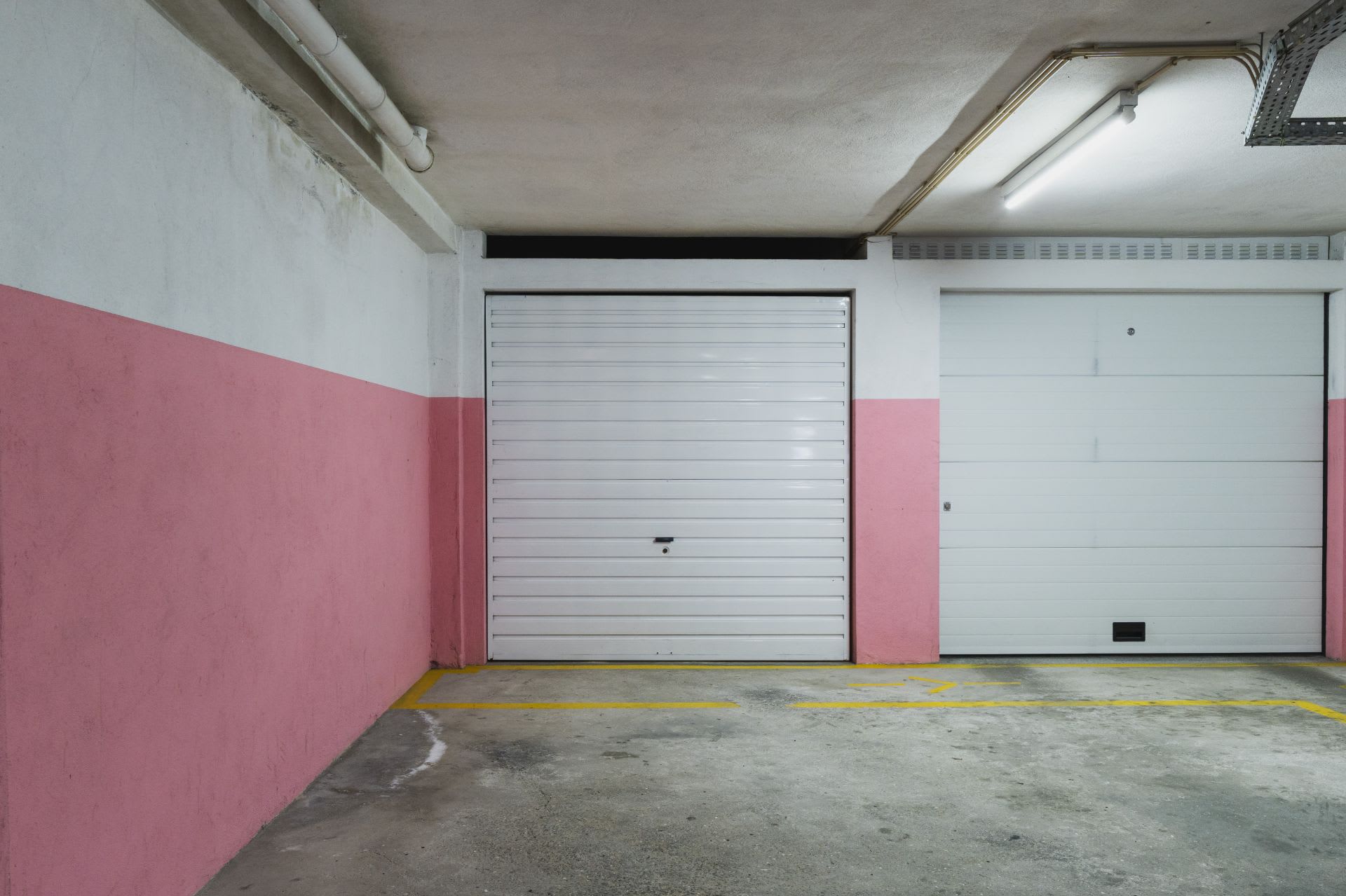Security and convenience with private garage. 2